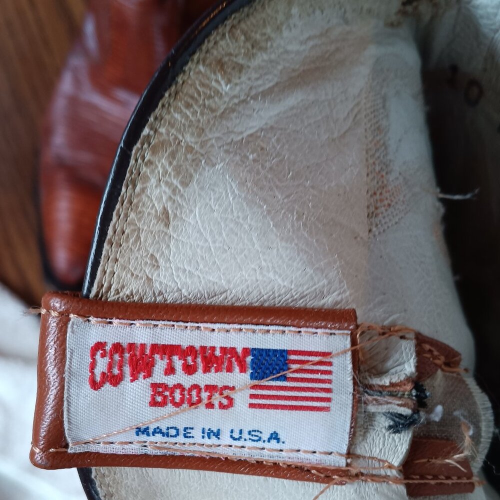 Cowtown cowboy boots Made in USA